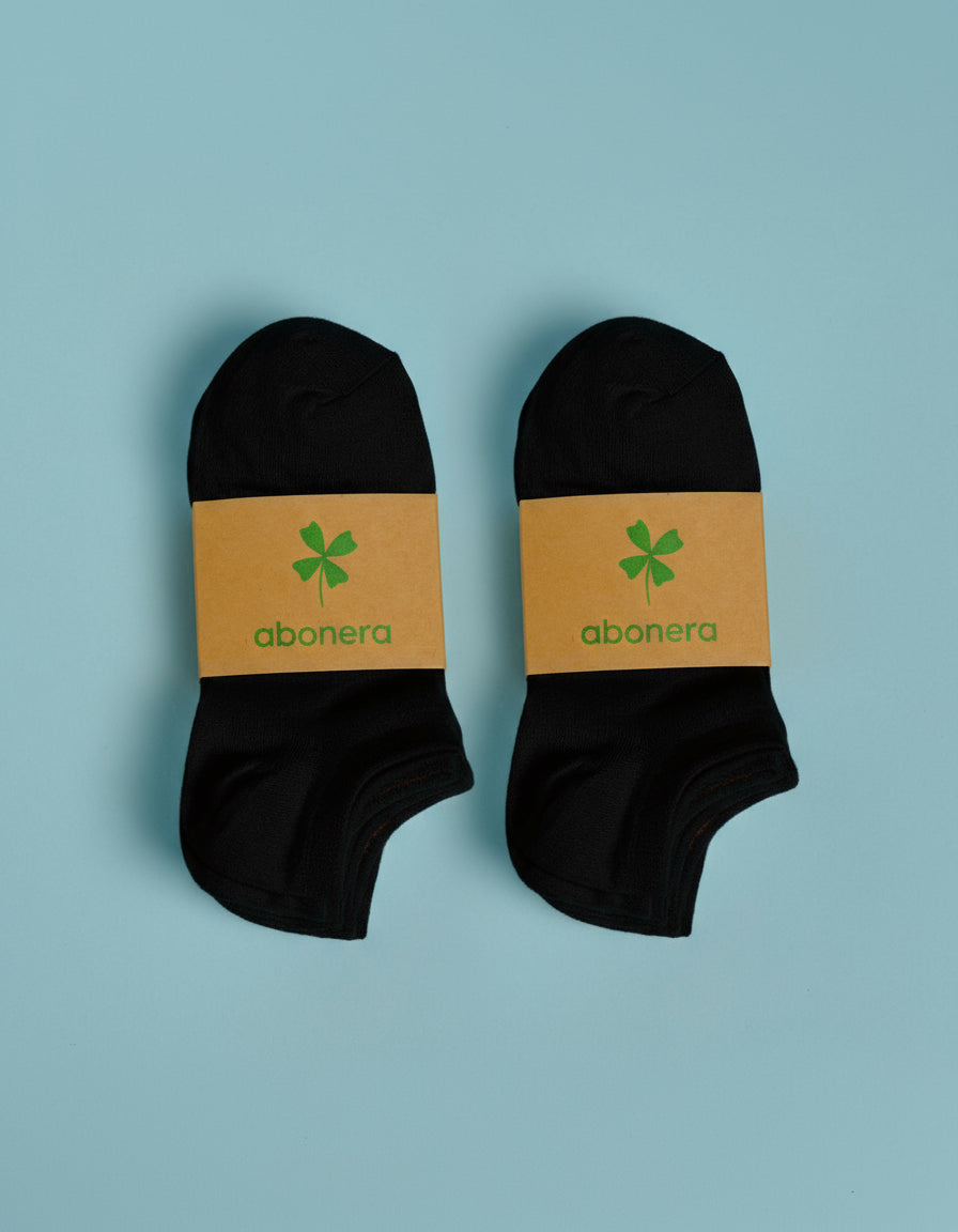 10 par svarte ankelsokker (engangskjøp)