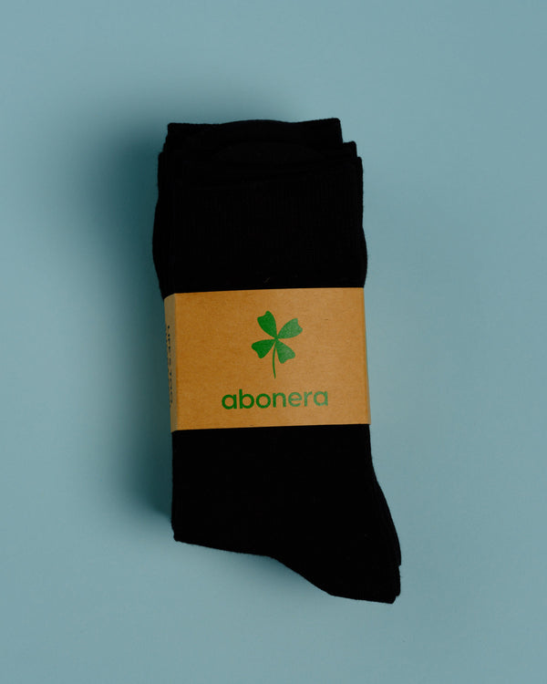 5 par svarte helsokker