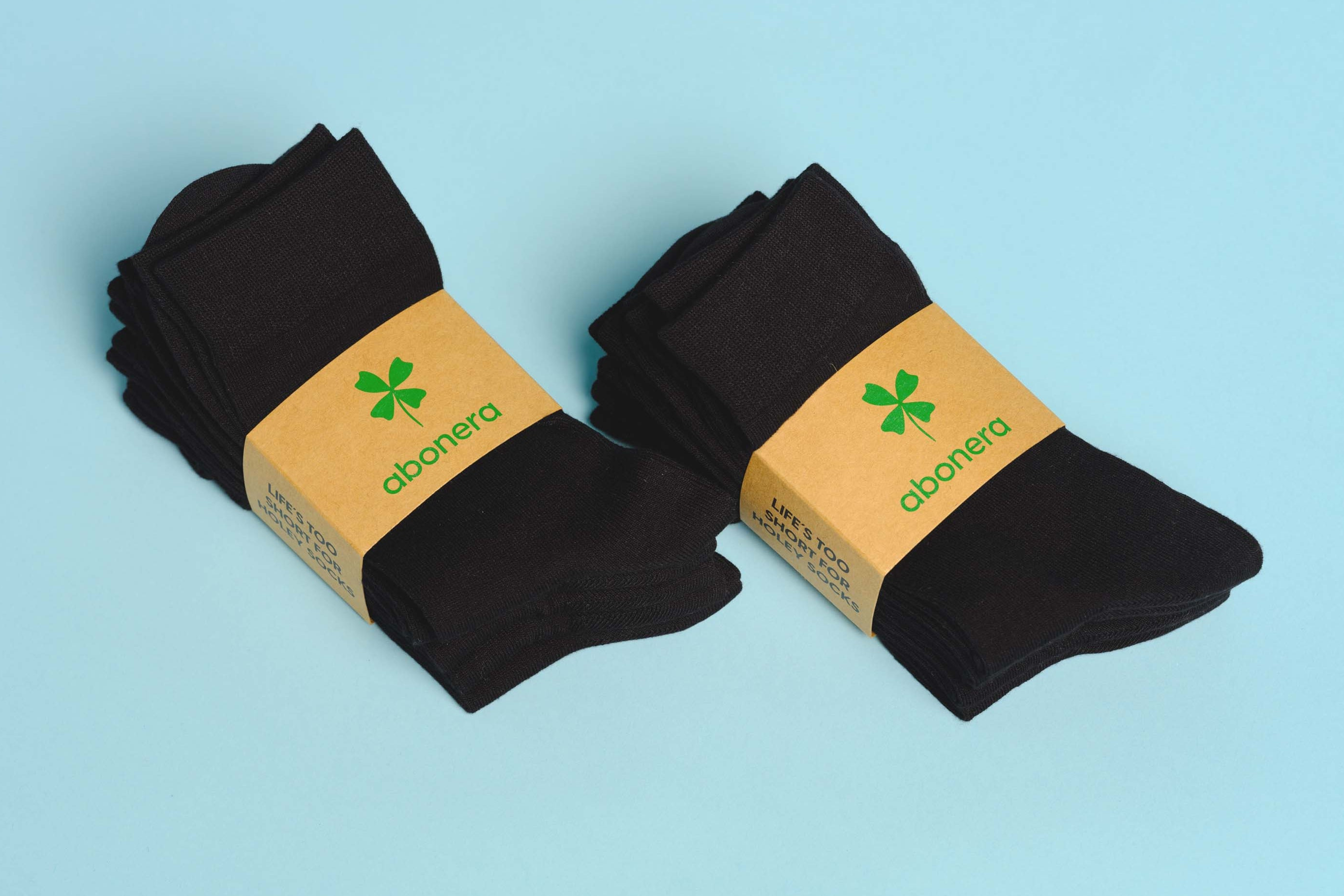 Abonera sokker i pakning